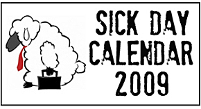 Free 2009 Sick Day Calendar
